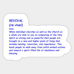 Revival Sticker